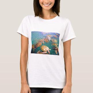 Draaien bij het spelen t-shirt