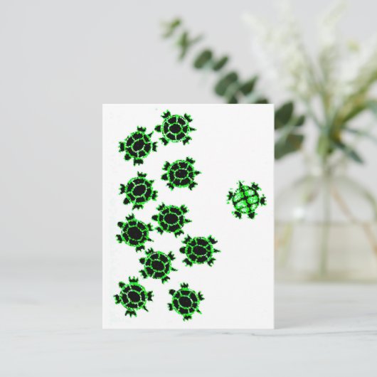 Draaien Briefkaart (Staand voorkant)