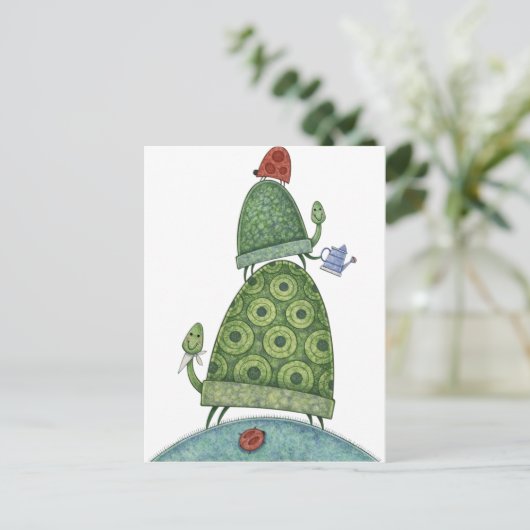 Draaien Briefkaart (Staand voorkant)