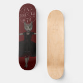 Draaien, draaien, Kat voor coupes Skateboard (Voorkant)