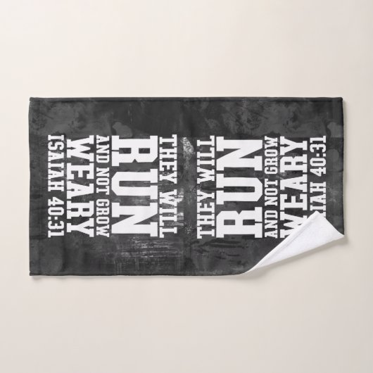 Draaien en niet groeien Weary Christelijke Bijbel  Handdoek (Handdoek)