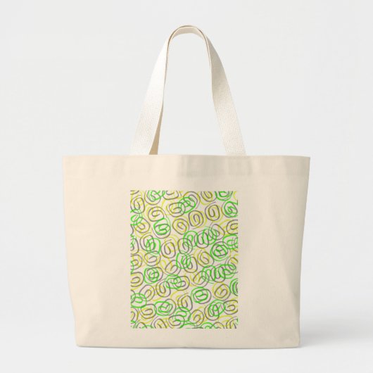 Draaien Grote Tote Bag (Voorkant)