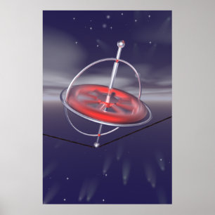 Draaien Gyroscoop poster