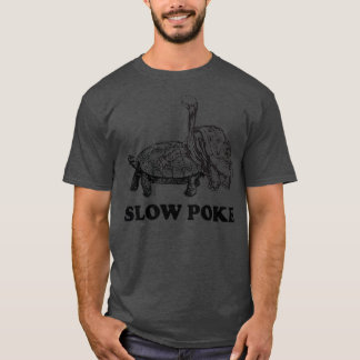 Draaien langzame pokken t-shirt