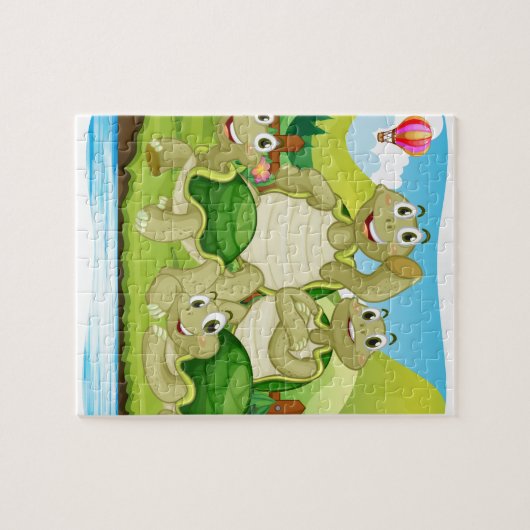 Draaien Legpuzzel (Horizontaal)