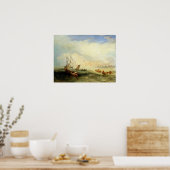 Draaien - Lijn Gevist uit Hastings Poster (Keuken)