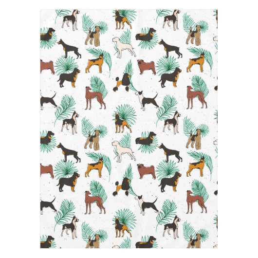 Draaien met poten, tropische griebele ratten tafelkleed (Voorkant)