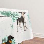 Draaien met poten, tropische griebele ratten tafelkleed (Voorbeeld)