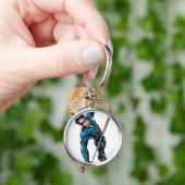 Draaien met touw sleutelhanger (Hand)