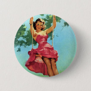 Draaien omhoog ronde button 5,7 cm