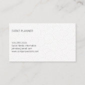 Draaien, patroonplaat en marmer Color Block Visitekaartje (Achterkant)