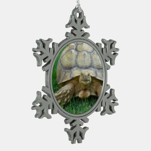 Draaien Tin Sneeuwvlok Ornament (Links)