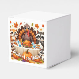 Draaien tot we wiebelen bedankdoosjes