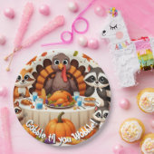 Draaien tot we wiebelen papieren bordje (Feest)