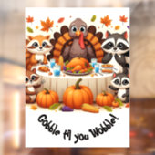 Draaien tot we wiebelen raamsticker (Vel 2)