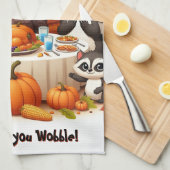 Draaien tot we wiebelen theedoek (Quarter Fold)