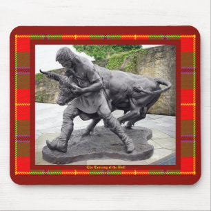 Draaien van de Bull-Muismat Muismat