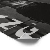 Draaien van de spieren Man Poster (Hoek)