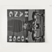 Draaien van de spieren Man Wandkleed (Voorkant (horizontaal))