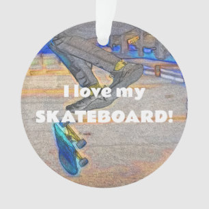Draaien van het Deck - Skateboard Trick Ornament