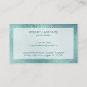 Draaien van spiegelende spiegelende textuurachterg visitekaartje (Achterkant)