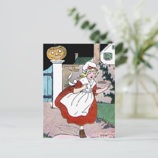 Draaien vanuit de Jack-O-Lantern Briefkaart (Staand voorkant)