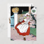 Draaien vanuit de Jack-O-Lantern Briefkaart (Voorkant / Achterkant)