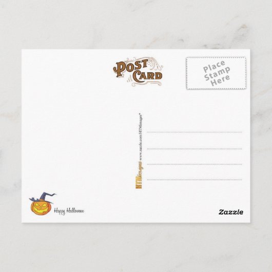 Draaien vanuit de Jack-O-Lantern Briefkaart (Achterkant)