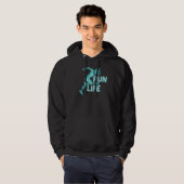 Draaien voor de reddingsmarathon hoodie (Voorkant volledig)