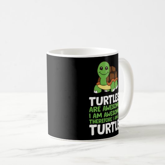 Draaien zijn Geweldige Ik ben Geweldige en daarom Koffiemok (Voorkant rechts)