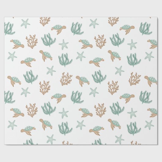 Draaien zwemmen cadeaupapier (Vlak)