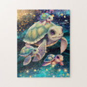 Draaien zwemmen legpuzzel (Verticaal)