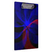 Draaiend Blauw Accent Geometrische Klembord (Rechts)