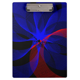 Draaiend Blauw Accent Geometrische Klembord