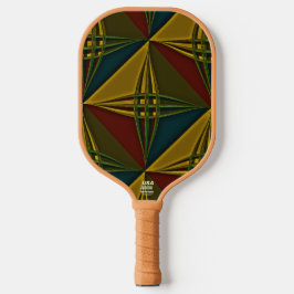 "Draaiend en Kleurrijk" Koolstofvezel  Pickleball Paddle