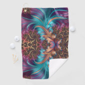 Draaiend fractalpatroon golfhanddoek (Insitu)