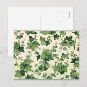 Draaiend Ivy Leaves Pattern Briefkaart (Voorkant / Achterkant)