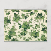 Draaiend Ivy Leaves Pattern Briefkaart (Voorkant)