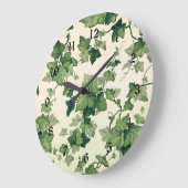 Draaiend Ivy Leaves Pattern Grote Klok (Hoek)