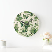 Draaiend Ivy Leaves Pattern Grote Klok (Huis)
