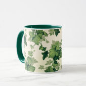 Draaiend Ivy Leaves Pattern Mok (Voorkant links)