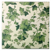 Draaiend Ivy Leaves Pattern Tegeltje (Voorkant)