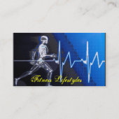 draaiend man voor logo2, fitnessliften, visitekaartje (Achterkant)