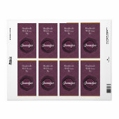 Draaiend ontwerp Persoonlijk Handgemaakt Door Etiket (Full Sheet)