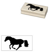 draaiend paardenpeststempel rubberstempel (Gestempeld)