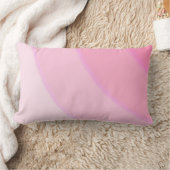 Draaiend patroon Pastel Ombre Roze Kussen (Deken)