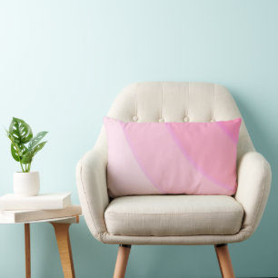 Draaiend patroon Pastel Ombre Roze Kussen