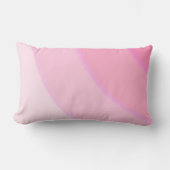 Draaiend patroon Pastel Ombre Roze Kussen (Voorkant)
