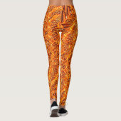 Draaiend pompoenkant..... leggings (Achterkant)