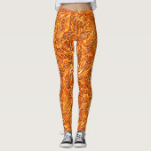 Draaiend pompoenkant..... leggings (Voorkant)